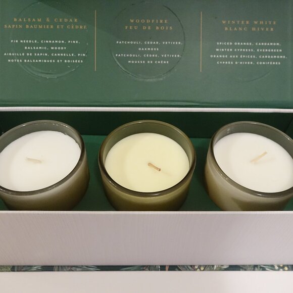 Illume Northern Woods Candle Gift Box Set of 3 Soy Candles - Picture 4 of 6